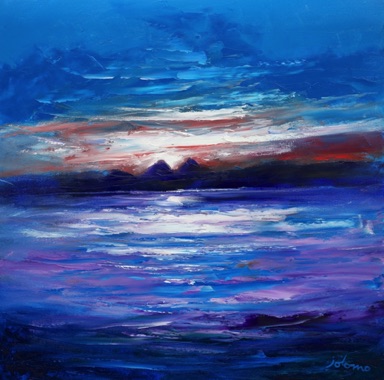 The magical light of Loch Sween 24x24